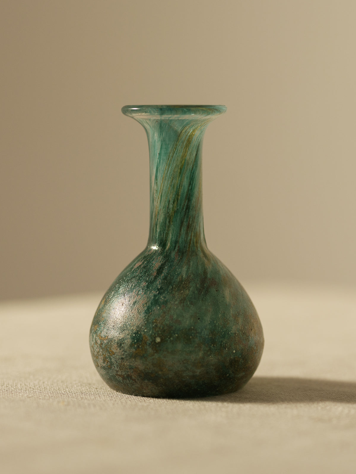 Turquoise Bud Vase by Peter Leyton