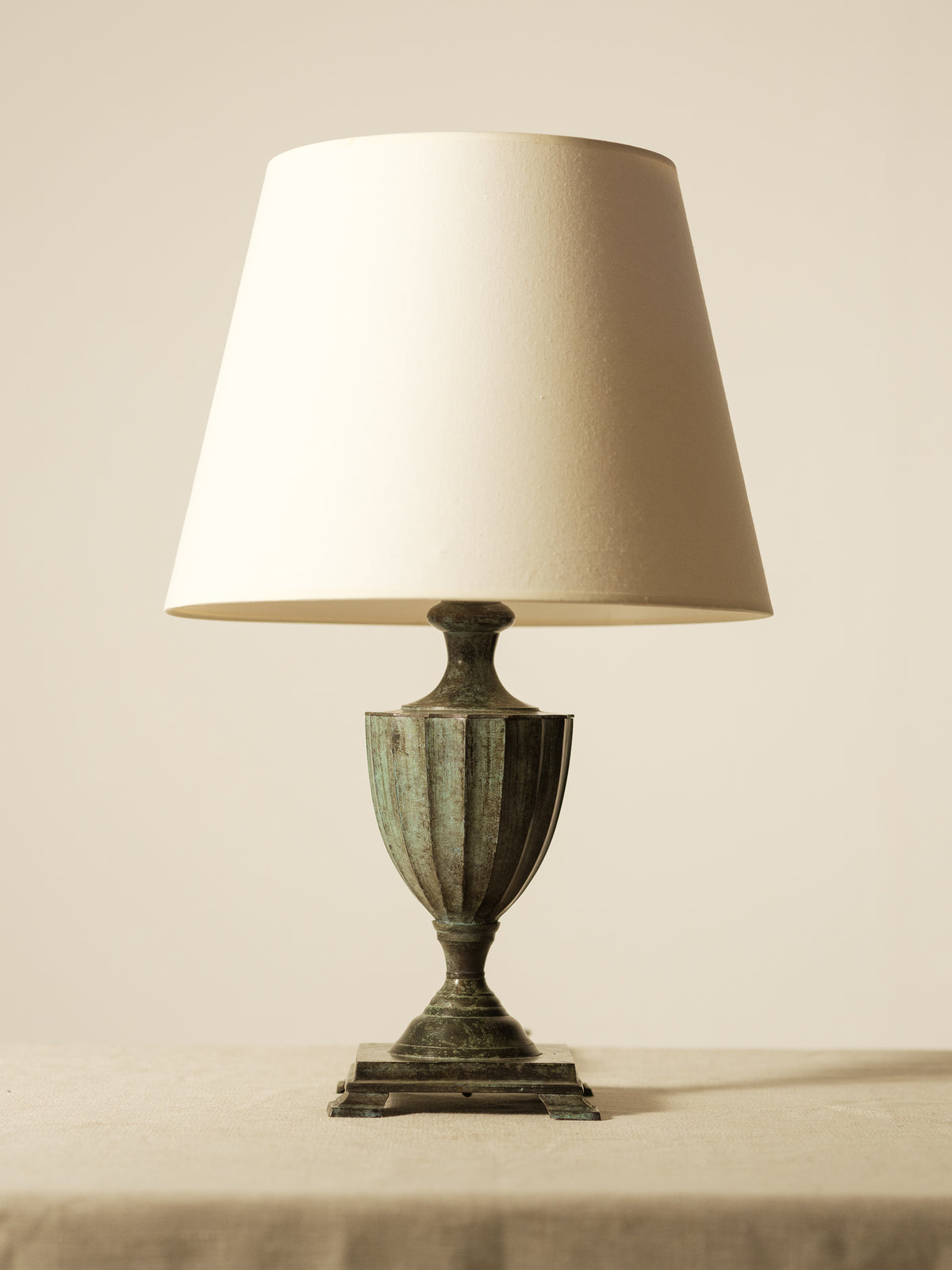 Verdegris Urn Lamp