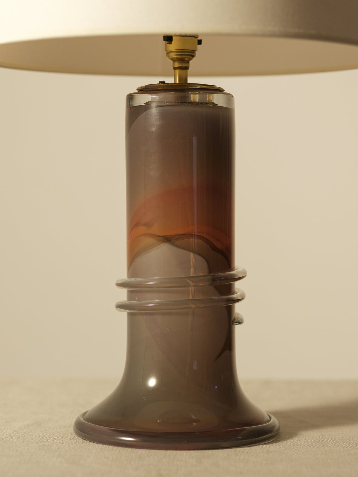 Glass Lamp by Hannalore Dreutler