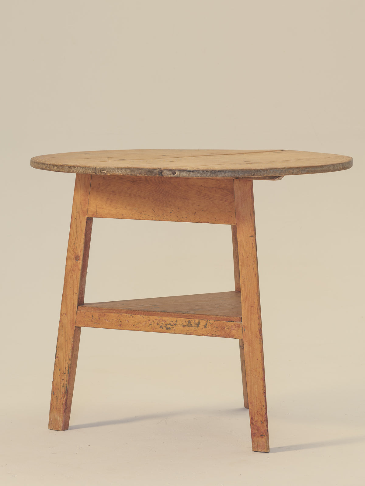 Antique Elm Cricket Table