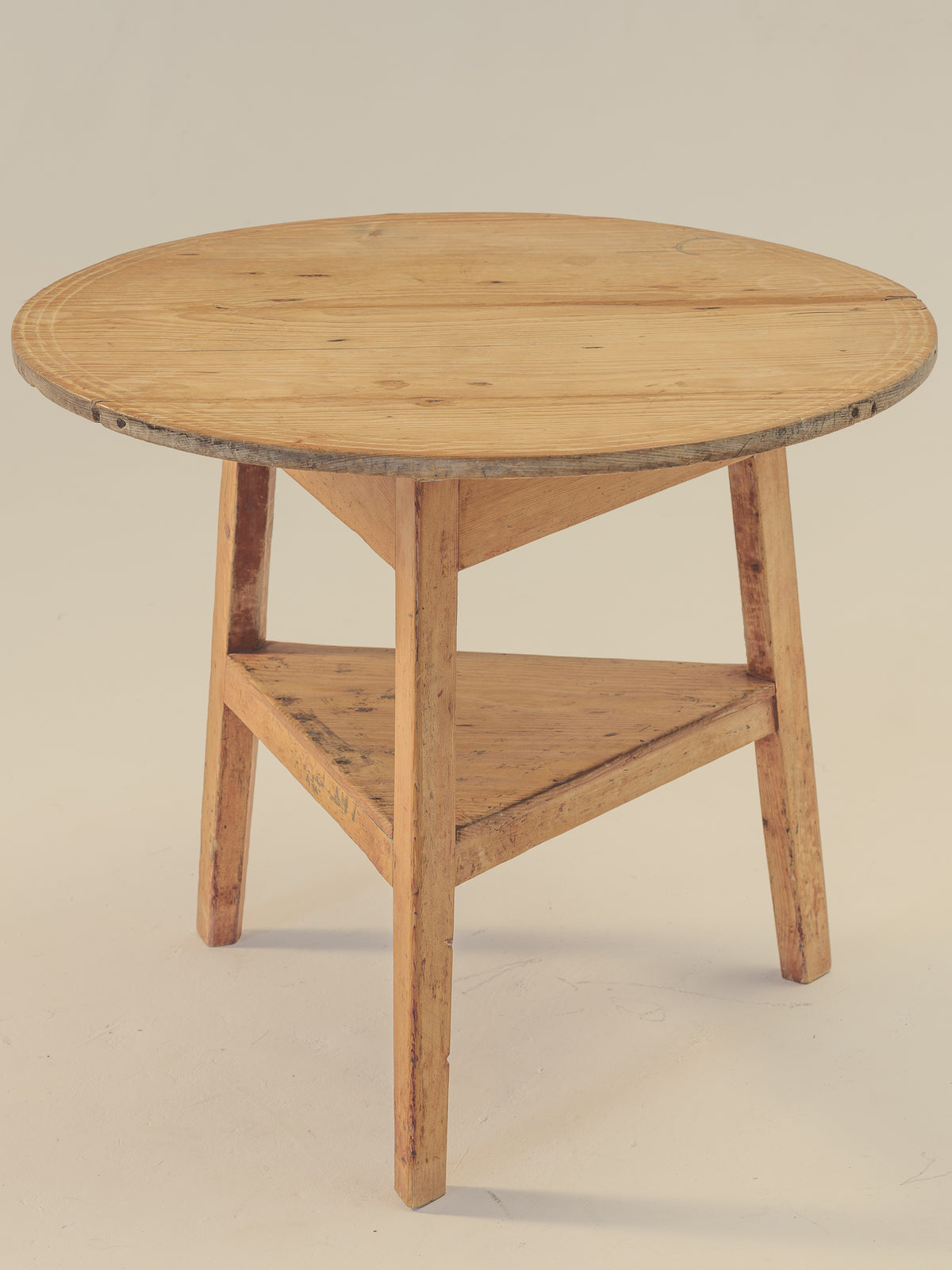 Antique Elm Cricket Table