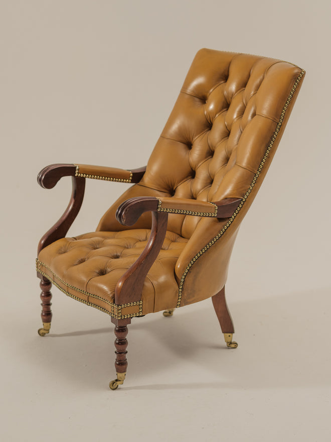 Victorian Leather Club Chair