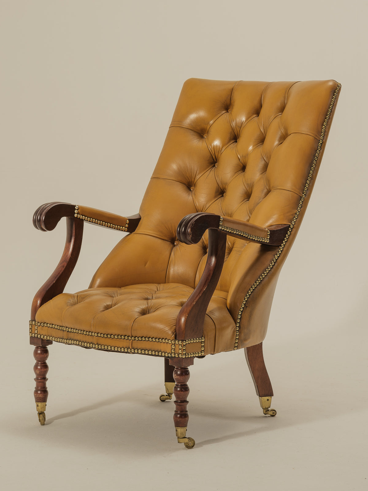 Victorian Leather Club Chair