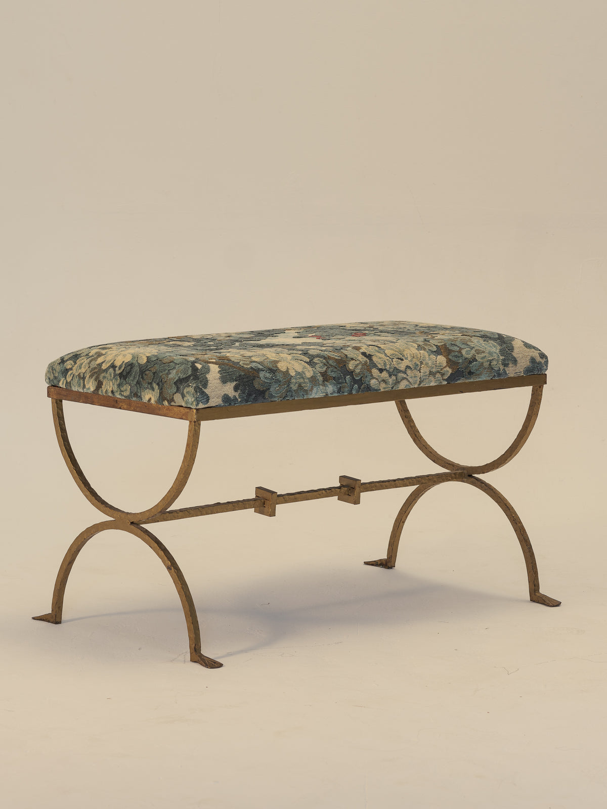 Gilt Iron Spanish Stool