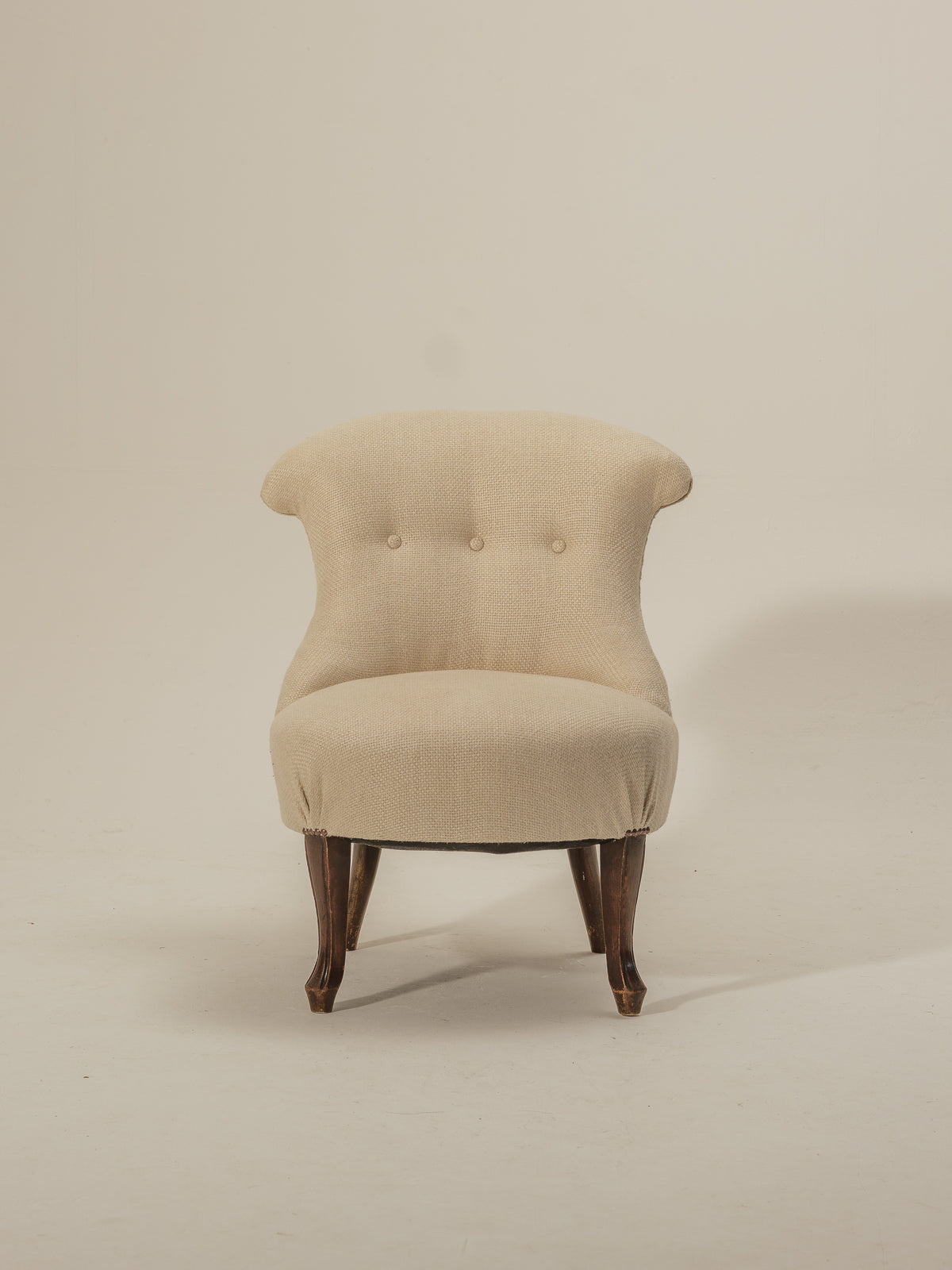 French Napoleon III Slipper Chair