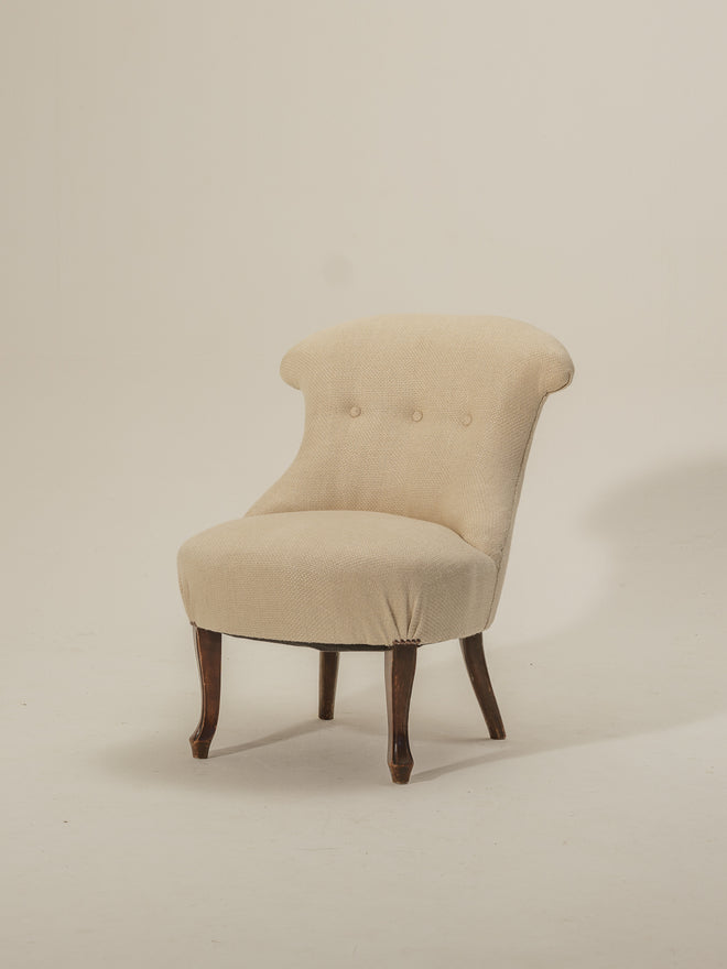 French Napoleon III Slipper Chair