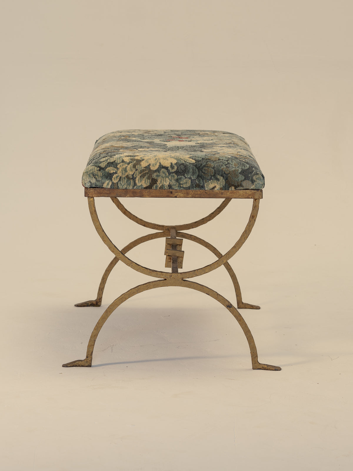 Gilt Iron Spanish Stool