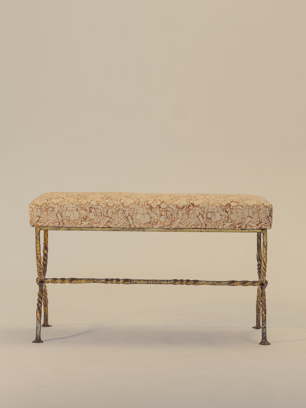 Spanish Gilt Iron Stool