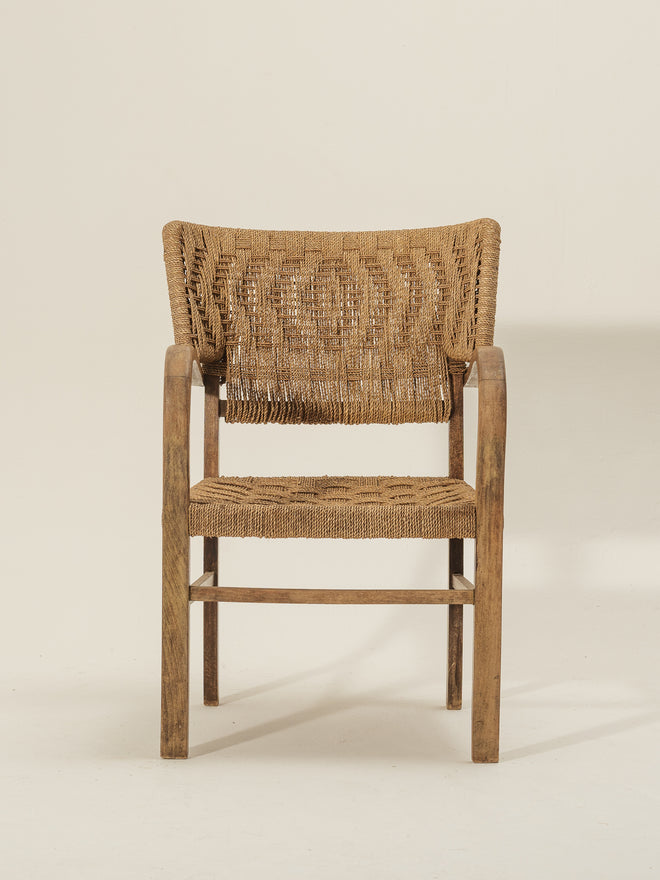 Seagrass Chair by Erich Dieckmann