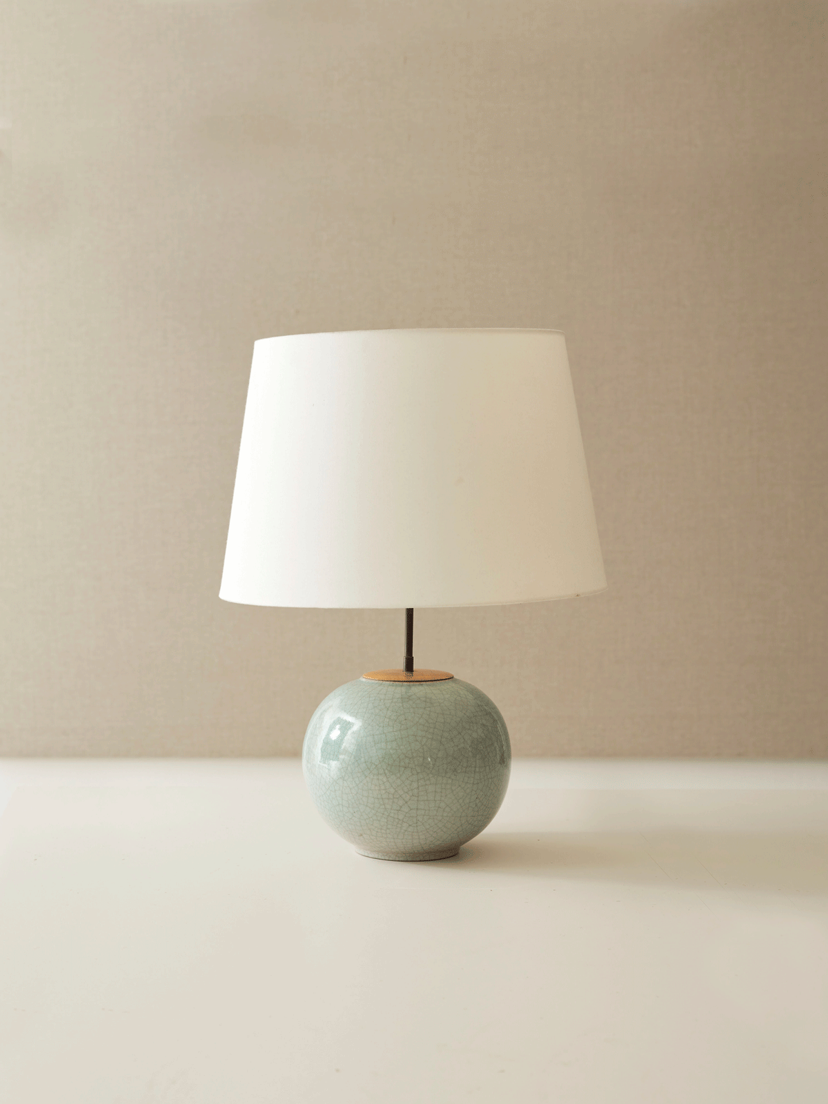 Blue Ceramic Lamp